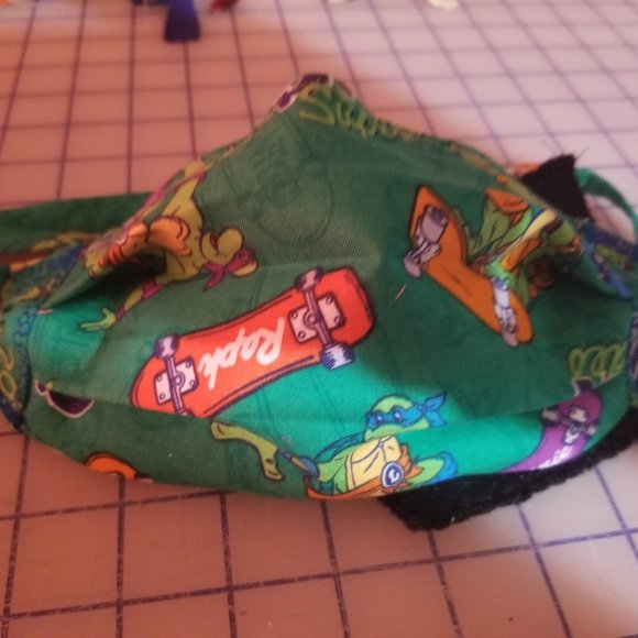 Cloth Face Mask w/ Silver/Copper Filters-Ninja Tu - Picture 5 of 13